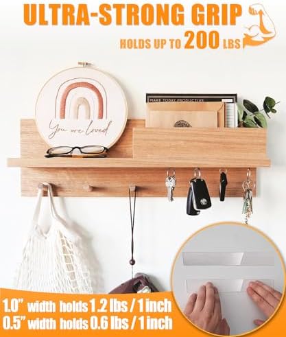 Double Sided Tape, 2 Rolls Heavy Duty Nano Mounting Tape, Removable - Image 2