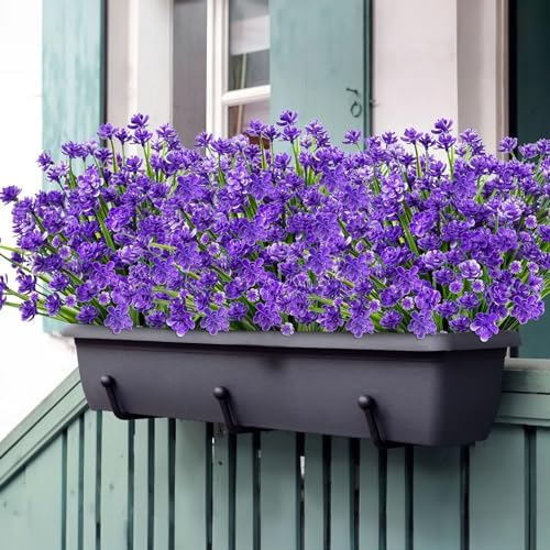 AGIRL Artificial Flowers Outdoor UV Resistant Fake Plant Garden Patio Decor - Image 5