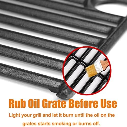Hisencn 17-Inch Grill Grates for Char-Broil Performance 4-Burner Grills - Image 2