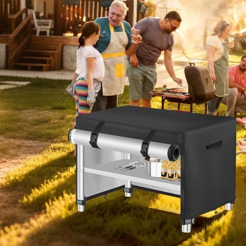 TOHONFOO Outdoor Prep Table Cover Waterproof for Grill Cart,42x22x35in - Image 5