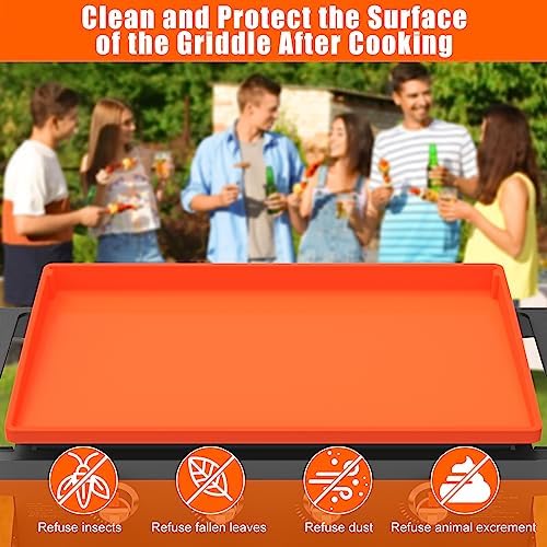 Silicone Griddle Mat Cover for Blackstone - 36 Inch True All-Encompassing Coverage Heavy Duty Food Grade Grill Buddy Mat, All Season Cooking Surface Protective Cover - Image 2