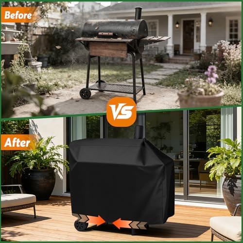 Grill Cover 44" for Royal Gourmet CC1830V 30 Charcoal Grill - Image 6