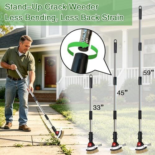 3 in 1 Crack Weeder Tool Long Handle - Image 2