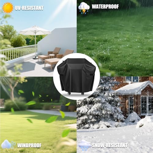 51 Inch Grill Cover for Weber Spirit 300/Spirit 400 Series Grills - Image 6