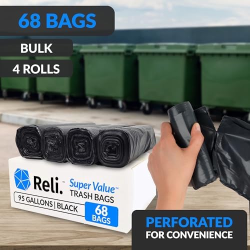 Reli. 95 Gallon Trash Bags Heavy Duty - Image 3