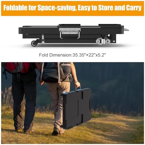 Foldable Cart for Ninja Woodfire Grill Stand OG700/OG800/OG900/OG321/OO101 - Image 5
