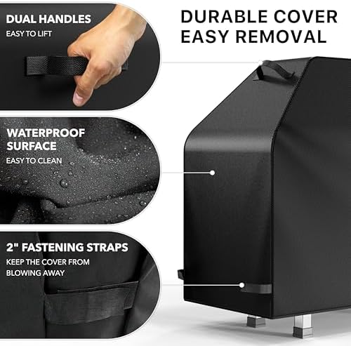 Simple Houseware 55 in. Heavy-Duty BBQ Gas Grill Cover, Waterproof - Image 5