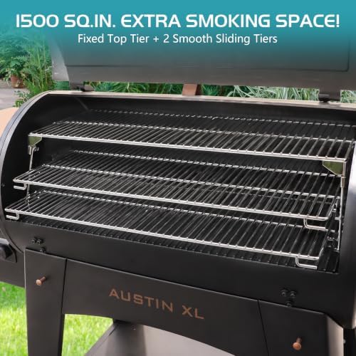 Jerky Racks for Traeger Smoker Woodridge Pro Beef Rack for Pit Boss Austin XL Parts Pellet Grill Large Smoking Accessories Cooling Warming Grate BBQ Accessories 29" Depth - Image 3