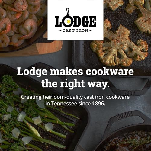 Lodge Chef Collection 13.25 In Pre-Seasoned Cast Iron Skillet, Perfect Sear - Image 7