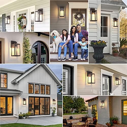 MAXvolador Outdoor Wall Light Fixtures, Exterior Waterproof Wall Lanterns - Image 6