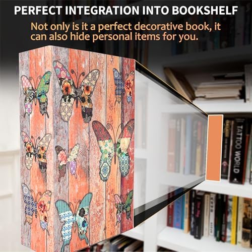 Decorative Book Safe with Combination Lock, Diversion Faux Book Hidden Safe - Image 4