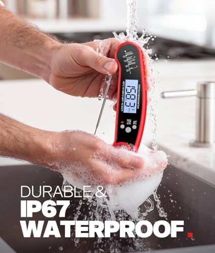 Meat Thermometer Digital, 1-2 Sec Instant Read, Food, Cooking, Grilling - Image 5