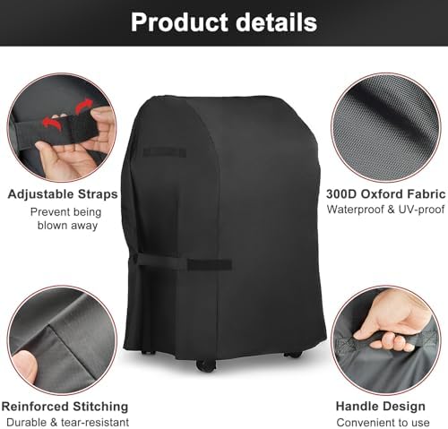 LBTING Grill Cover, 40-inch Heavy Duty Waterproof BBQ Gas Grill Cover - Image 3