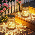 4 Pack Solar Lanterns Outdoor Waterproof, Birthday Gifts for Women Mom by AHAORIGIN
