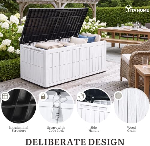 YITAHOME XXL 240 Gallon Extra Large Deck Box - Image 3