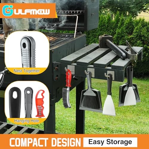 4 Piece Pellet Grill Ash Cleaning Kit, Easy to Remove Ash & Grime - Image 6