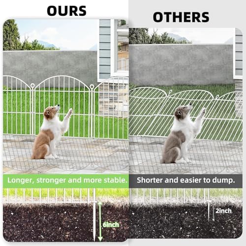 Decorative Garden Fence, 24in (H) x 20ft(L) No Dig Fence - Image 3