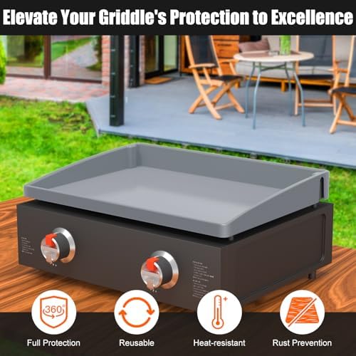 Silicone Griddle Mat Cover for Blackstone - 22 Inch True All-Encompassing Coverage Heavy Duty Food Grade Grill Buddy Mat, All Season Cooking Surface Protective Cover - Image 4
