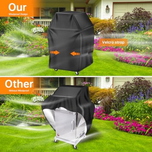 Aoretic Grill Cover, 40 inch BBQ Gas Grill Cover for Outdoor Grill, Grill Cover Barbecue Waterproof, Anti-UV for Weber Char-Broil Monument Nexgrill Spun Charbroil - Image 4