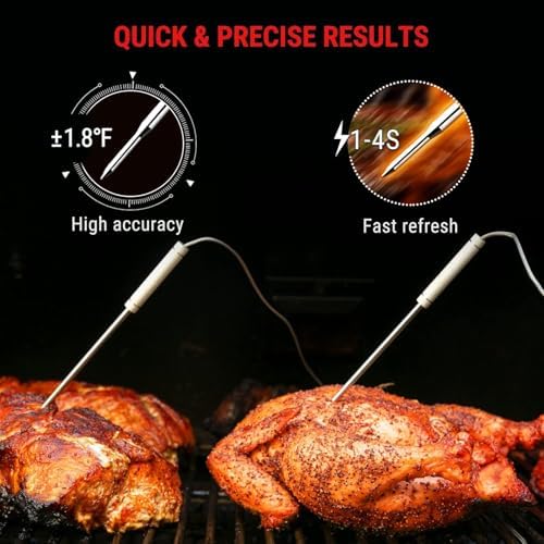 TempPro TempSync 500FT Wireless Meat Thermometer for Grilling and Smoking - Image 4