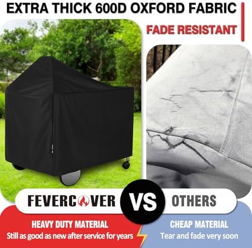 Grill Cover for Weber 22 Inch Performer Deluxe Charcoal - Image 3