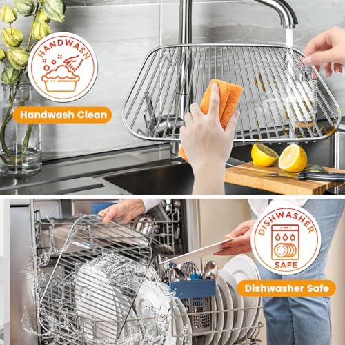 Stainless Steel Rack for Ninja Woodfire Outdoor Indoor Grill and Smoker, 12.6×8.7 Inches Grill Stand for OG701 OG751 7-in-1 Accessories, Stackable Replacement Parts, Dishwasher Safe - Image 6