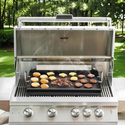 onlyfire Universal BBQ Griddle with Handles for Most Grills, 18" x 12.5" - Image 6