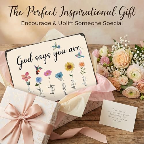 FunnySign God Says You Are Amazing Garden Tin Sign 8x12 Inch - Image 7