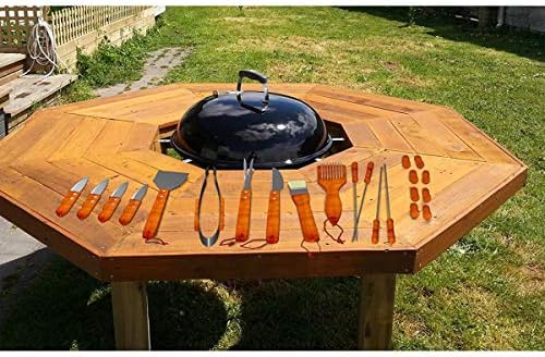 Home-Complete BBQ Grill Tools Set Collection - Barbecue Accessories with Case - Image 5