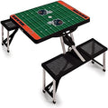 Picnic TIME NFL Football Field Folding Picnic Table, Camping Table, Outdoor Table with Umbrella Hole by PicnicTimeFamilyofBrands
