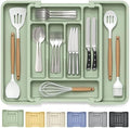Caperci Large Silverware Organizer Tray for Kitchen Drawer Utensils Thicker by Caperci