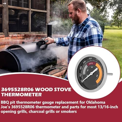 3695528R06 Grill Thermometer Fit for Oklahoma Joe's Smoker - Image 5