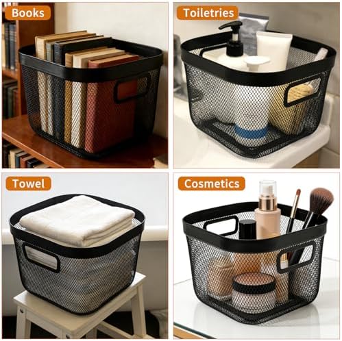 2 Pack Picnic Baskets, Garden Storage Baskets with Built-in Handle - Image 6