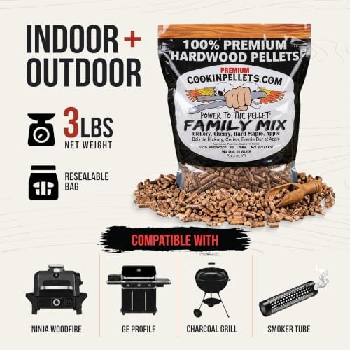 CookinPellets Natural Hardwood Grill Pellets, 5 Flavor Bundle, 25 3lb Bags - Image 4