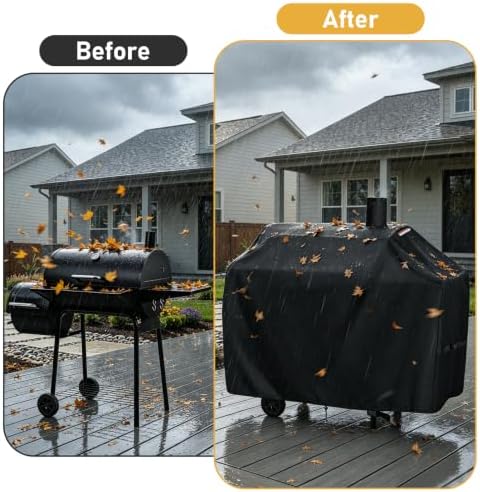 Grill Cover for Realcook Charcoal Grill, BBQ Grill Cover - Image 5