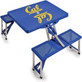 PICNIC TIME NCAA North Carolina Tar Heels Folding Picnic Table - Camping Table - Outdoor Table with Umbrella Hole by PicnicTimeFamilyofBrands