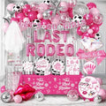 Cocomigo 257PCS Last Rodeo Bachelorette Decorations Serves 25 by cocomigoPartyHome