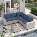 Outdoor Patio Furniture Set PE Wicker Rattan Outdoor Sectional Sofa by MuphyersPatioFurniture