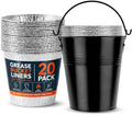 Grease Bucket for Pellet Grill with 20 Grease Bucket Liner fits Traeger Grease Bucket Liner - Replacement Traeger Drip Bucket for Pellet Grill Smoker Grease Bucket, Compatible with Pro Series 575/780 by LindasEssentials