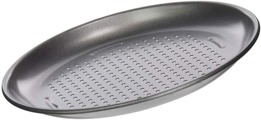 Cuisinart 4 Piece Pizza Pan Set, Mini, Steel Gray (Pack of 2) - Image 4