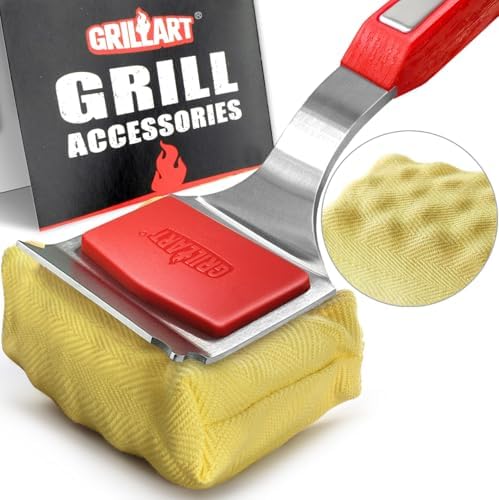 GRILLART SteamWizards Grill Brush Bristle Free, Seamless-Fit Scrub Scraper by GRILLART