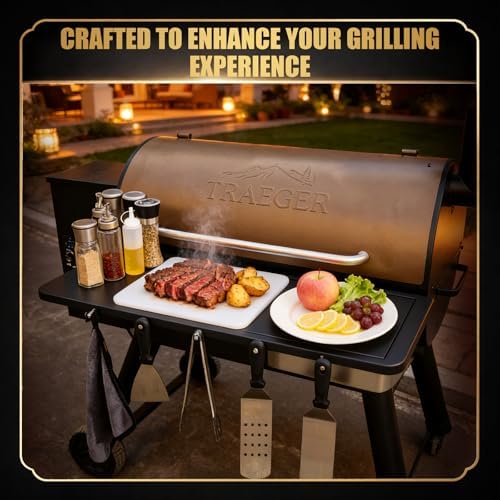 QuliMetal Folding Front Shelf for Traeger Pro 34 - Image 6