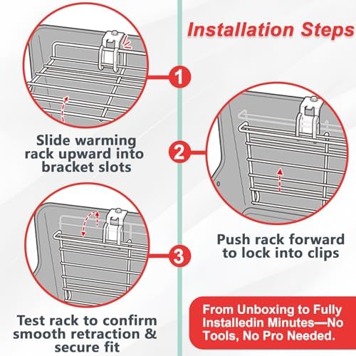 66046 69284 Warming Rack Bracket Set for Weber Genesis II GS4 Gas Grills - Image 5