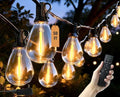 50FT Outdoor String Lights Waterproof, 20+1 Shatterproof S11 LED Bulbs, Extra Long Patio Lights for Outside, Bistro Cafe Decor, Backyard Garden Hanging Lights, Outside Fence Light String by Unknown