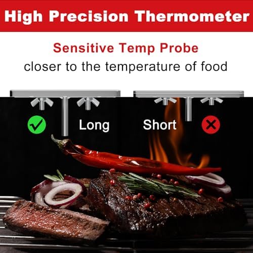 DELSbbq 3.6" Lid Thermometer Replacement for Nexgrill & for Kenmore Grills - Image 5