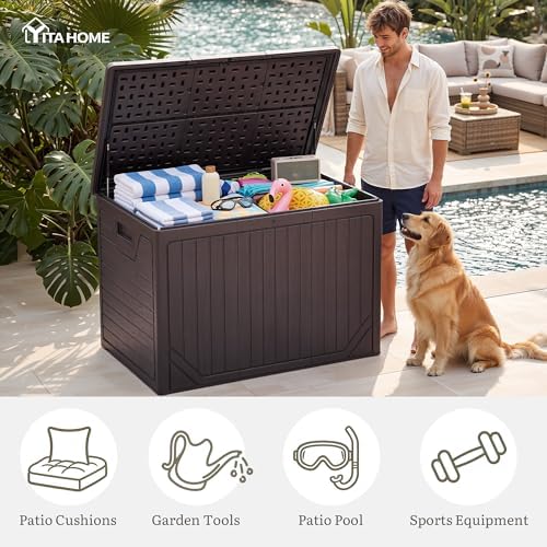 YITAHOME 230 Gallon Extra Large Outdoor Storage Box - Image 6