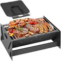 15.9" Foldable Portable Camping Charcoal Grill by Kendane