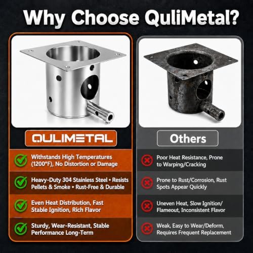 304 Stainless Steel Fire Burn Pot Replacement Parts for Traeger, Pit Boss - Image 4