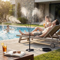 Garvee Outdoor Standing Mister with 4 Adjustable Mist Heads, Freestanding by Garvee