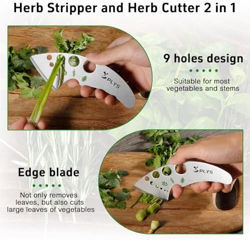 Plys Herb Stripper Tool for Basil,Parsley,Rosemary, Kitchen Gadgets 2026 - Image 5